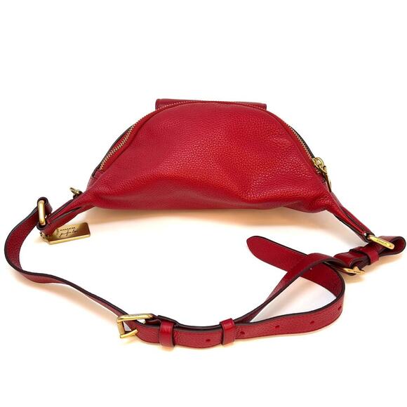NWOT Coach X JLO Red Leather Chain Belt Bag SOLD OUT - Picture 4 of 15